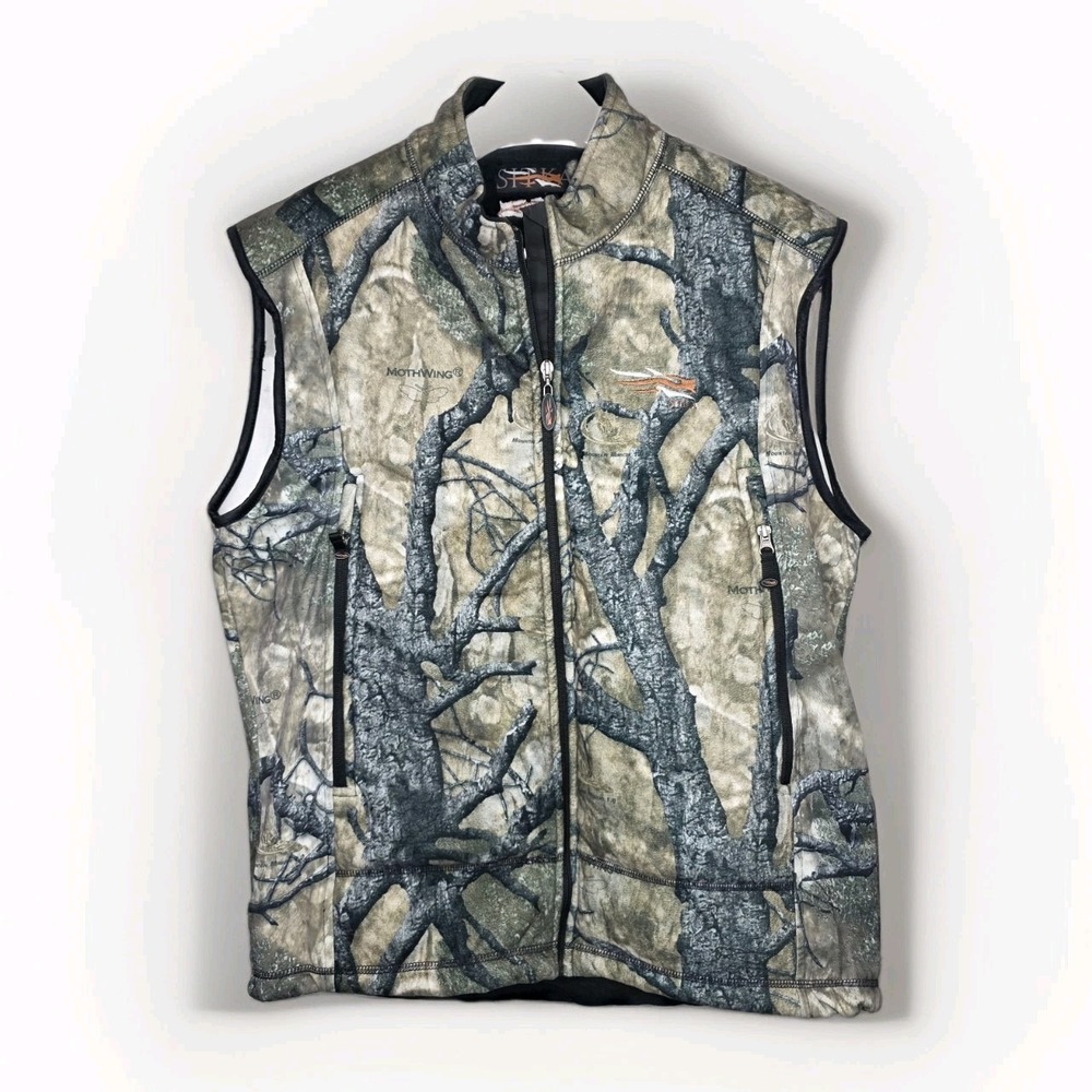 Sitka Gear Mothwing Mountain Mimicry Camo Fleece Vest Men's 2XL Retired Pattern